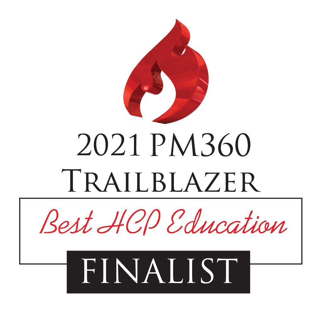 PM360 HCP education finalist logo